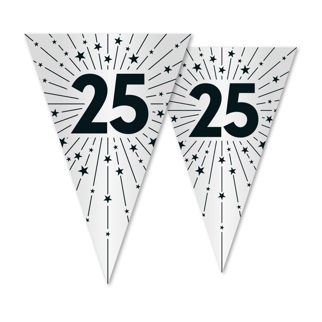 25 Jaar Slinger Zilver 10m van WeFiesta koop je bij Partywinkel