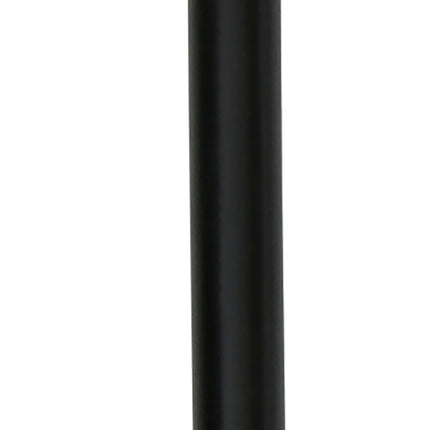 Zwart Zilveren Wandelstok Diamant Knop 85cm