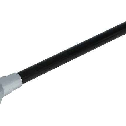 Zwart Zilveren Wandelstok Diamant Knop 85cm