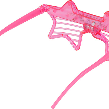 Ster Bril Roze Met Licht