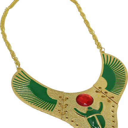 Cleopatra Ketting Groen Goud