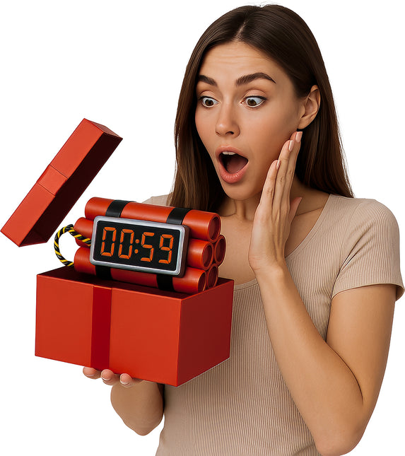 Rood Zwarte Nep Dynamiet 22cm