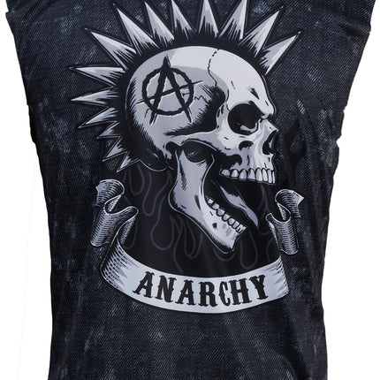 Punk Vest Zwart
