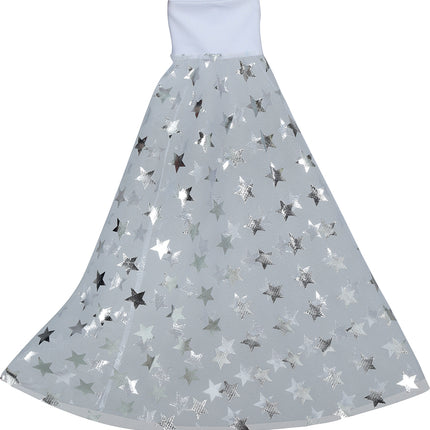 Disco 70S Vlindermouwen Zilveren Sterren