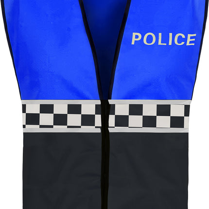 Politie Vest Zwart Blauw Kind