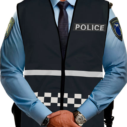 Politie Vest Zwart