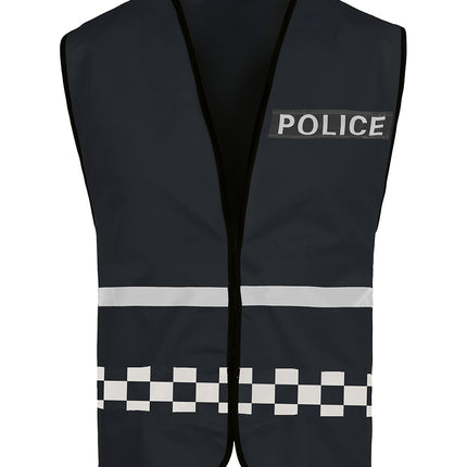 Politie Vest Zwart Kind