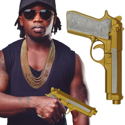 Goud Zilveren Nep Pistool Glitters