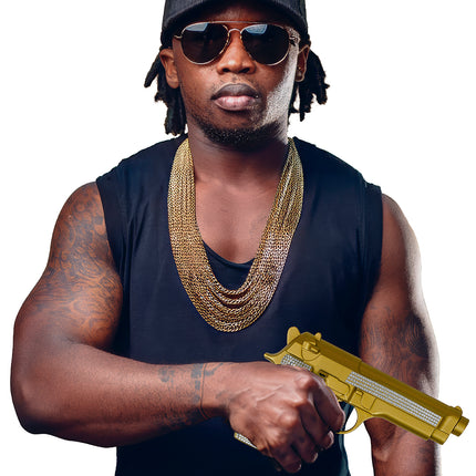 Goud Zilveren Nep Pistool Glitters