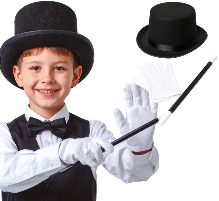 Goochelaar Verkleedset 4 delig