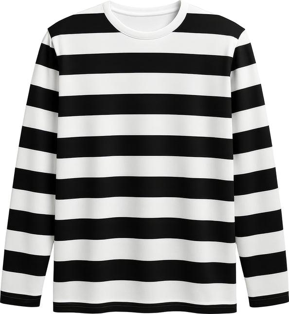 Zwart Witte Shirt Kind Gestreept