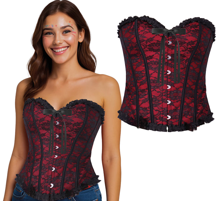 Bordeaux Rode Corset Dames