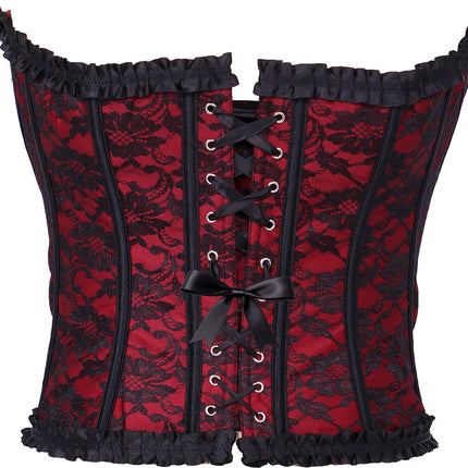 Bordeaux Rode Corset Dames