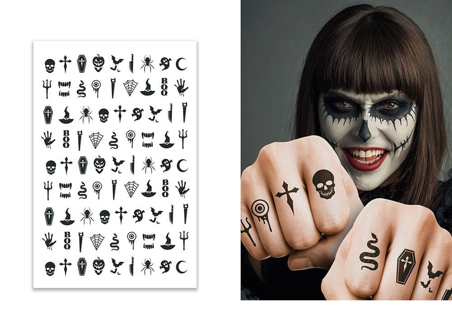 Halloween Nep Tattoo Gothic
