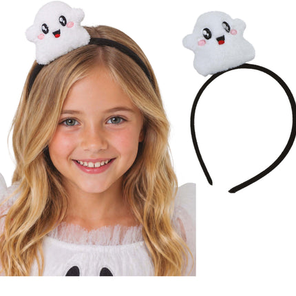 Witte Haarband Spook