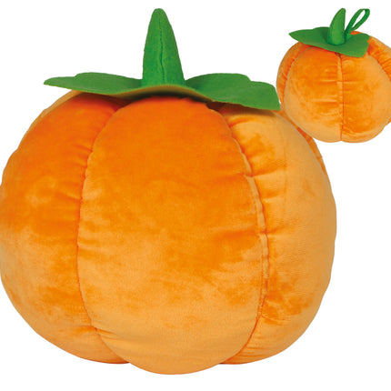 Halloween Knuffel Oranje Pompoen 25cm
