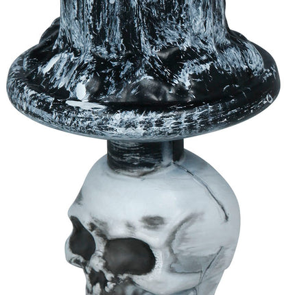 Halloween Kandelaar Grijs Skelet 1st