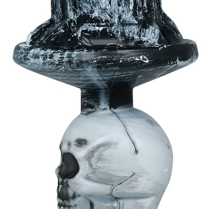 Halloween Kandelaar Grijs Skelet 1st