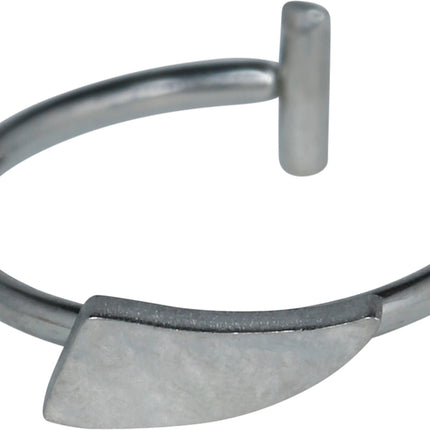 Zilveren Nep Piercing Gothic 2st