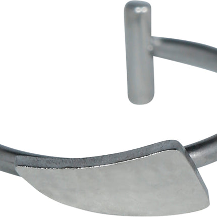 Zilveren Nep Piercing Gothic 2st