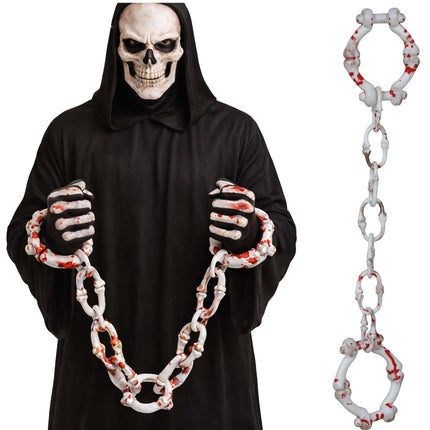 Halloween Handboeien Botten 55cm