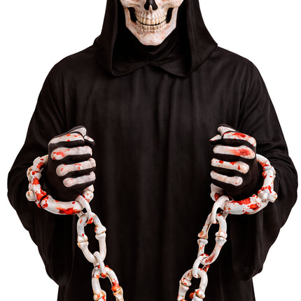 Halloween Handboeien Botten 55cm