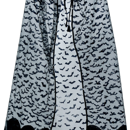 Halloween Cape Zwart Kind Vleermuis