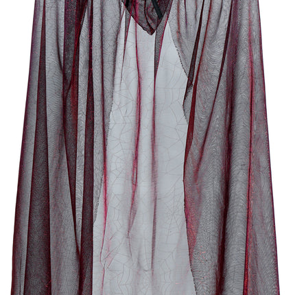 Halloween Cape Rood Dames Shine