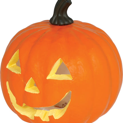 Halloween Pompoen Oranje Foam Met Licht 28cm