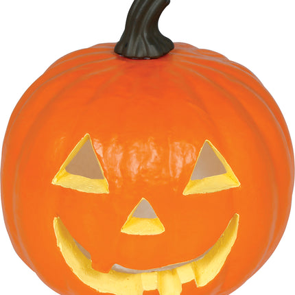 Halloween Pompoen Oranje Foam Met Licht 28cm