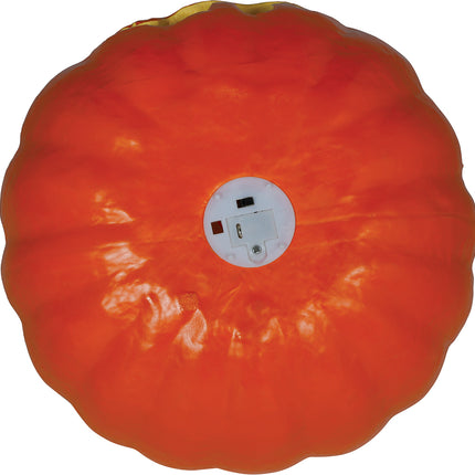 Halloween Pompoen Oranje Foam Met Licht 28cm