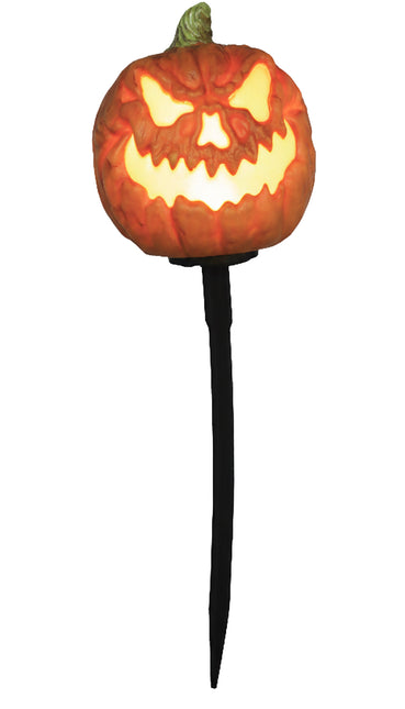 Halloween Pompoen Oranje Met Licht En Gluid 13cm 3st
