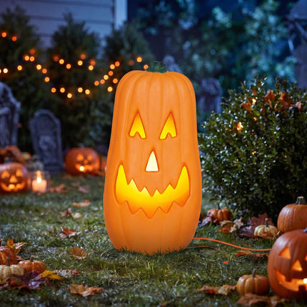 Halloween Pompoen Oranje Licht 70cm