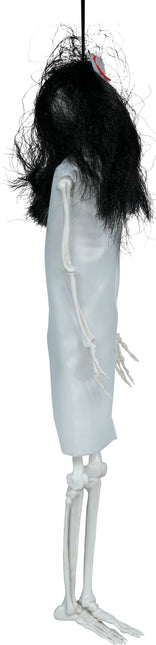 Halloween Skelet Hangend Verpleegster 40cm