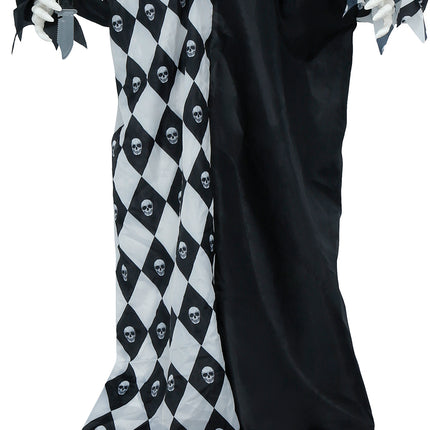 Halloween Pop Clown Met Licht, Geluid En Beweging 1,7m