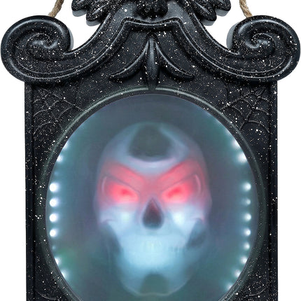 Halloween Spiegel Met Beeld, Licht En Beweging 45cm