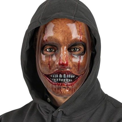 MASKER PSYCHO CLOWN - PLASTIC