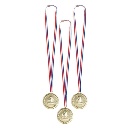3 Medailles 1 7.5cm van Boland koop je bij Partywinkel