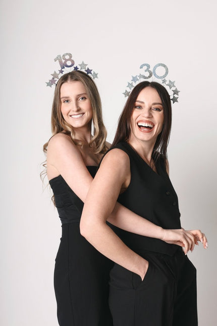 30 Jaar Haarband Zilver van Partydeco koop je bij Partywinkel