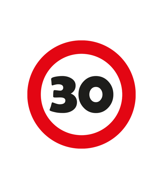 30 Jaar Tafelconfetti 2,5cm van Paper Dreams koop je bij Partywinkel