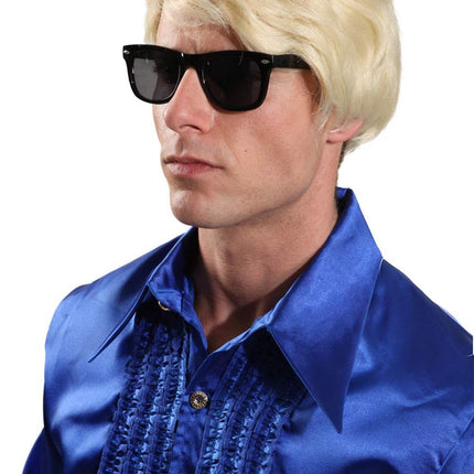 Blonde Heren Pruik