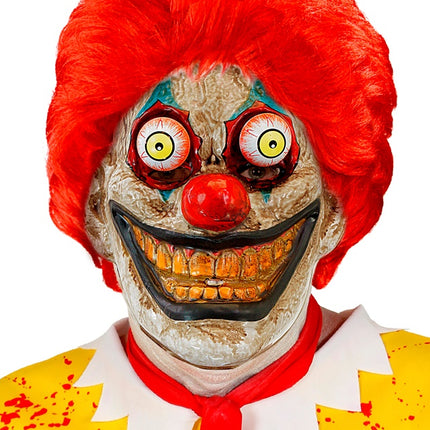 Halloween Masker Clown Wiebelen Ogen