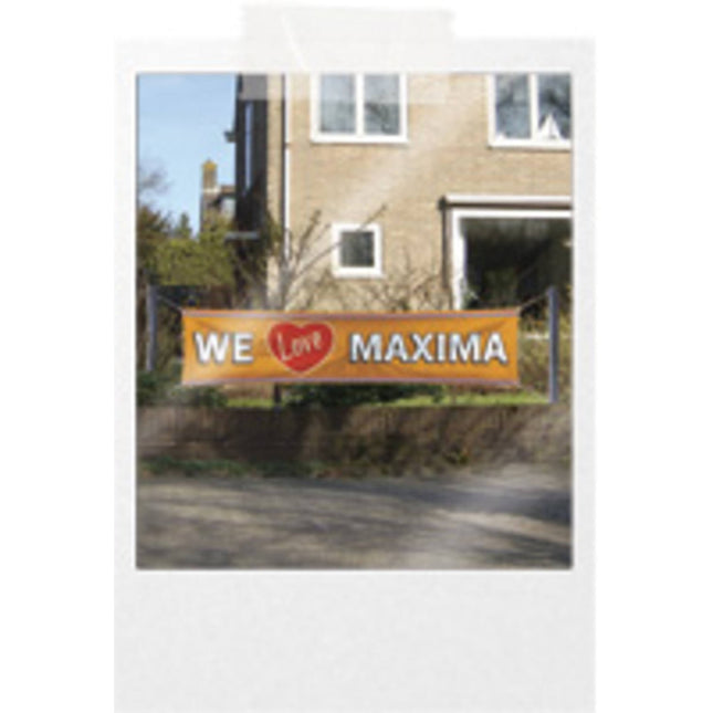 Spandoek We Love Maxima 180x40cm