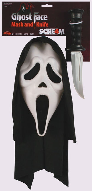 Ghostface Masker Met Mes