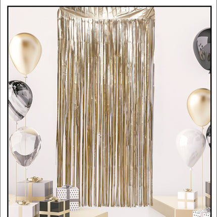 Gouden Deurgordijn Mat 2m