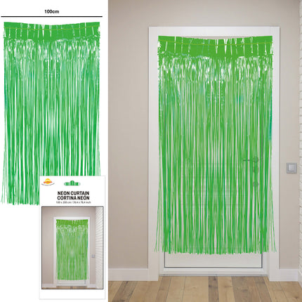 Groene Deurgordijn 2m