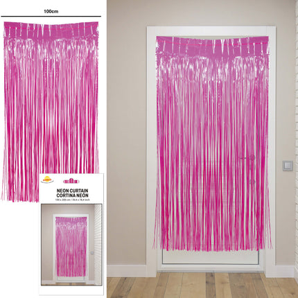 Fuchsia Deurgordijn 2m