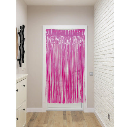 Fuchsia Deurgordijn 2m