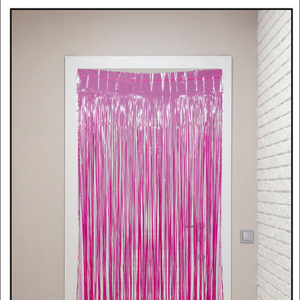 Fuchsia Deurgordijn 2m