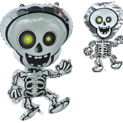 Halloween Helium Ballon Skelet Leeg 65cm